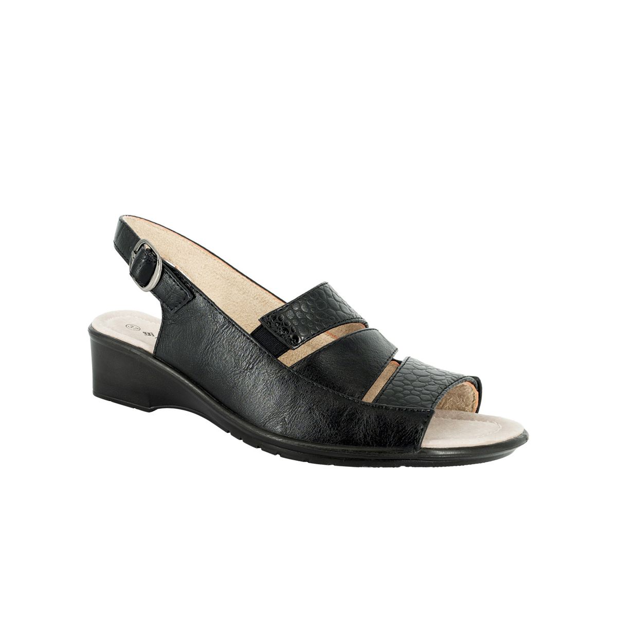 PASSER - Sandalia Mujer Negro Alberdi Passer