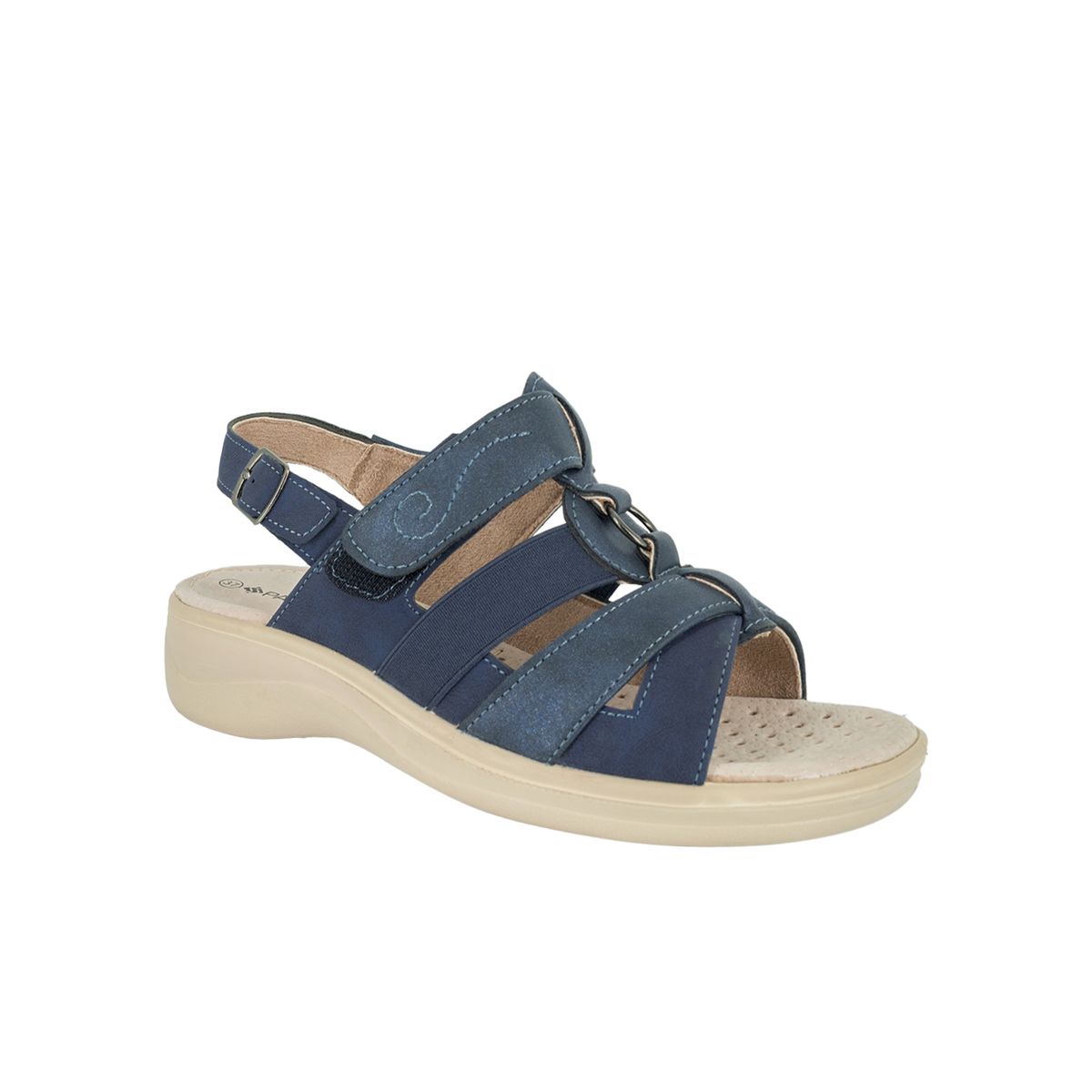 PASSER - Sandalia Mujer Azul Montes Passer