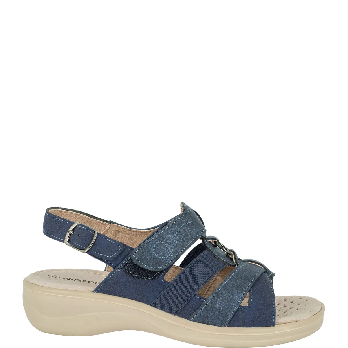 PASSER - Sandalia Mujer Azul Montes Passer