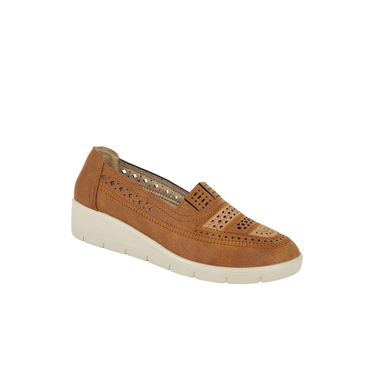 PASSER - Mocasin Mujer Caramelo Barva Passer