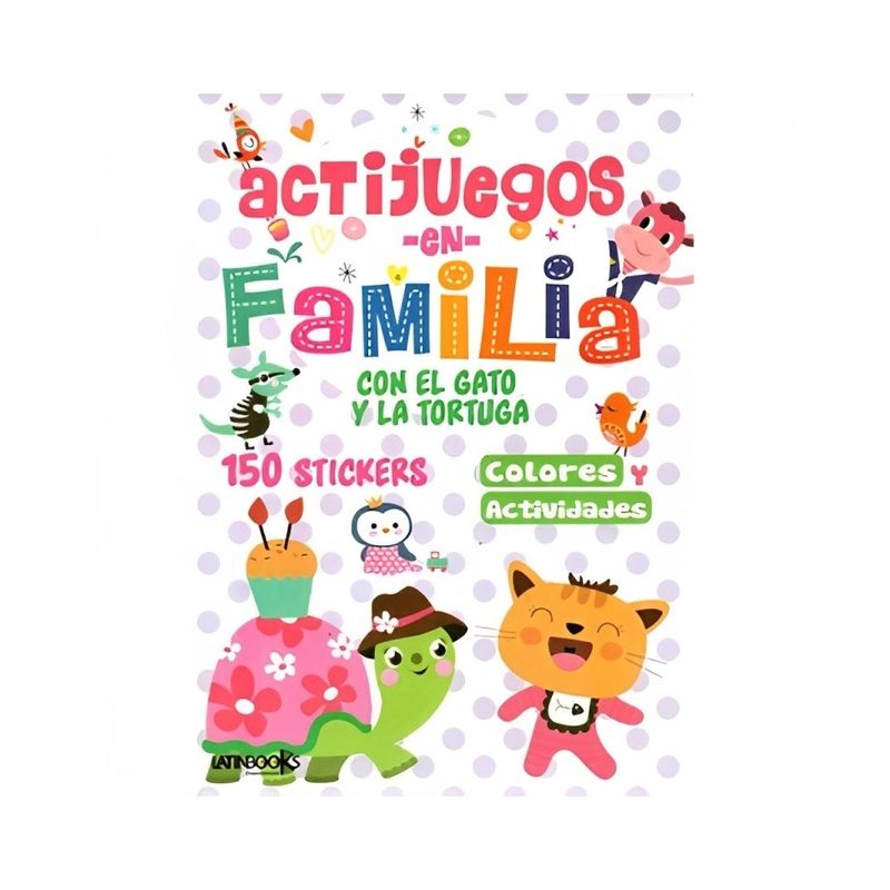 TOP10BOOKS - LIBRO ACTIJUEGOS EN FAMILIA-CON EL GATO Y LA TORTUGA / EQUIPO LATINBOOKS / LATI