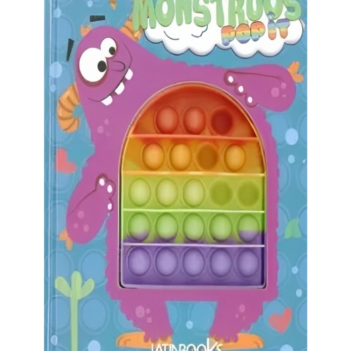 TOP10BOOKS - LIBRO Colección Pop It-Monstruos - Colección Pop It-Monstruos