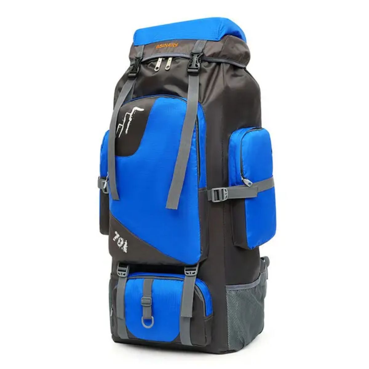 GENERICO - Mochila Bolso Impermeable Camping Trekking Y Viajes De 90ltrs