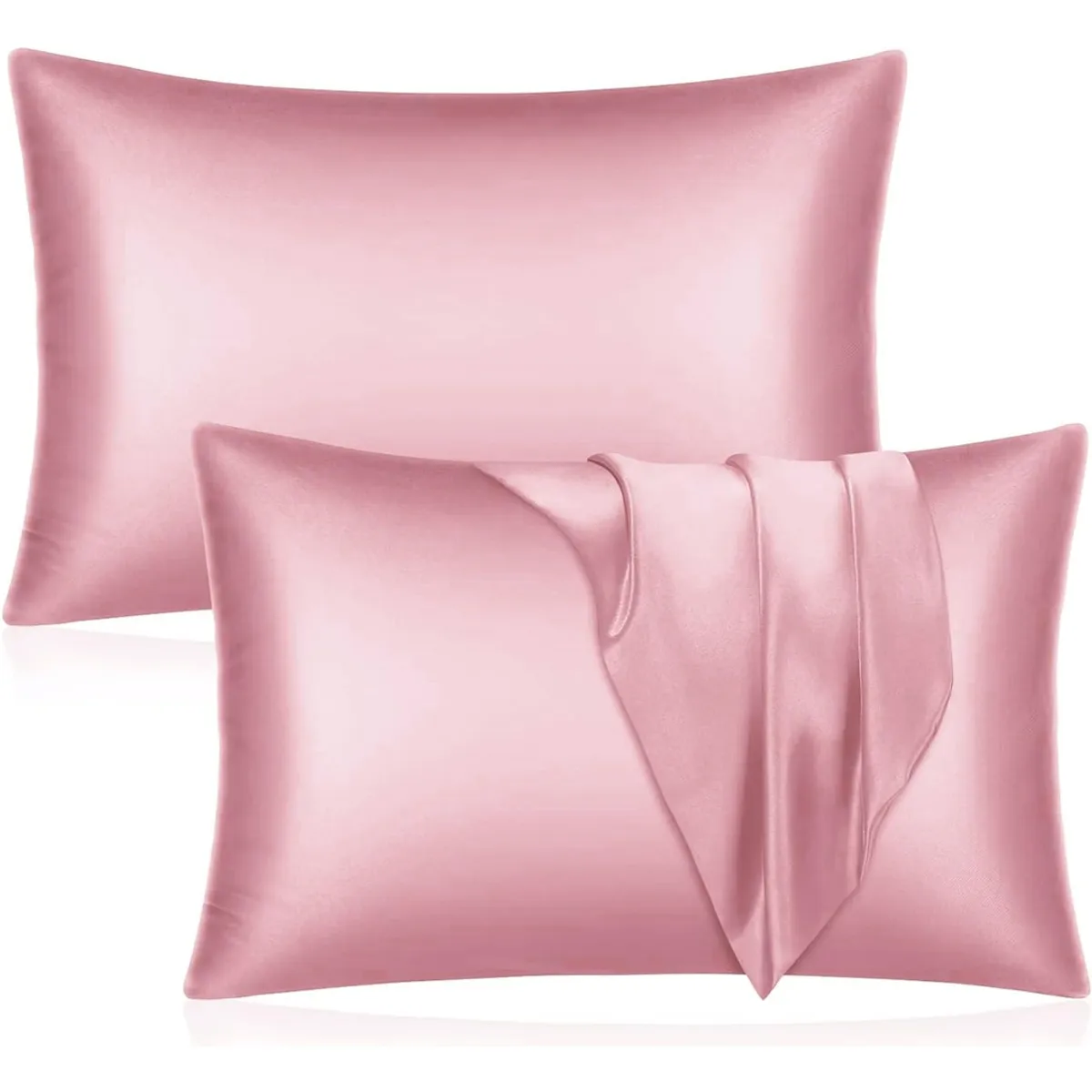 GENERICO - FUNDA KING SEDA PREMIUM ROSA 50 X 80cm..
