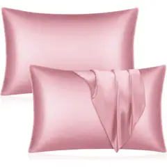GENERICO - FUNDA KING SEDA PREMIUM ROSA 50 X 80cm..
