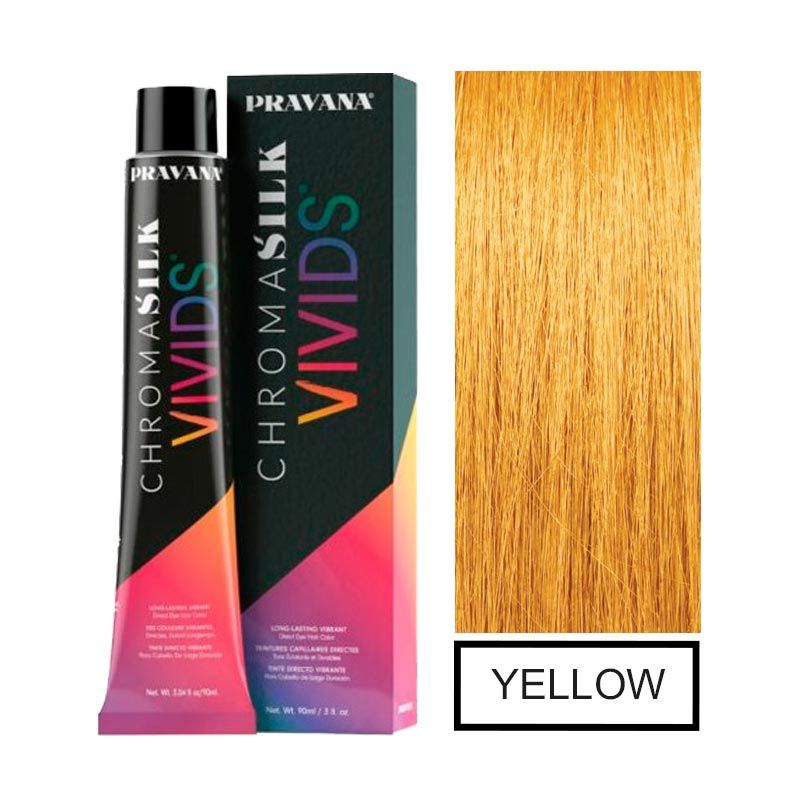 PRAVANA - Tintura Fantasía Pravana Semipermanente Vivids Yellow 90Ml