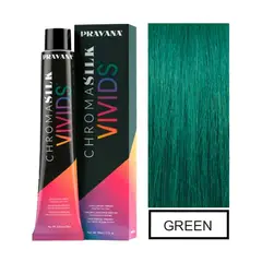 PRAVANA - Tintura Fantasía Semipermanente Vivids Green 90Ml