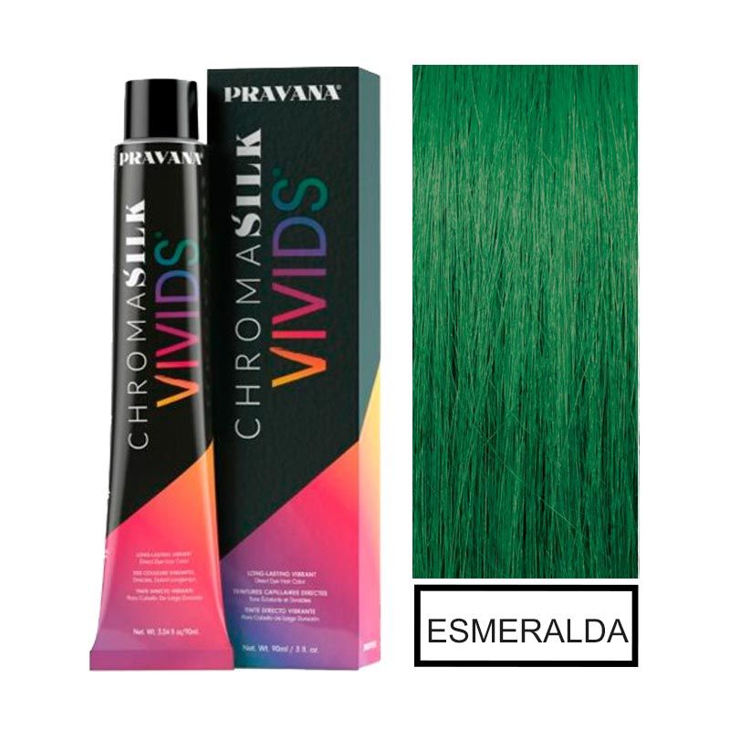 PRAVANA - Tintura Fantasía Pravana Semipermanente Esmeralda 90Ml
