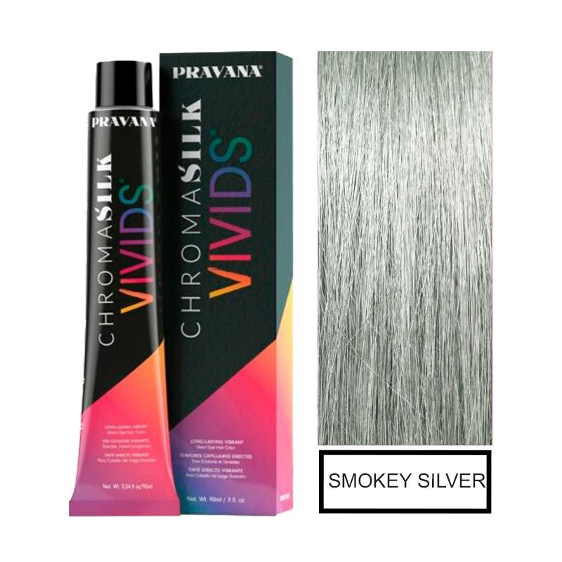 PRAVANA - Tintura Fantasía Pravana Semipermanente Smokey Silver 90Ml