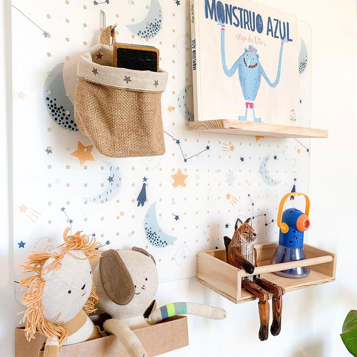 GIROM - Panel organizador de pared acrílico 60x50cm