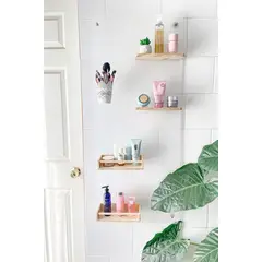 GIROM - Panel organizador de pared acrilico Clear 60x50cm