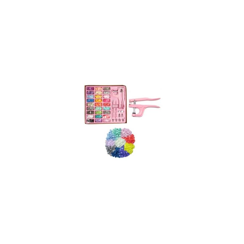 U BUY - Set Maquina remachadora Incluye 250 Botones Snap Broches