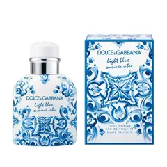DOLCE&GABBANA - DOLCE & GABBANA LIGHT BLUE SUMMER VIBES MEN EDT 125ML