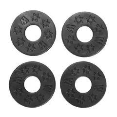 GENERICO - 4 Strap Locks Negro Para Guitarra O Bajo