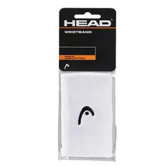 HEAD - Muñequera Tenis Unisex 5’’ Blanco