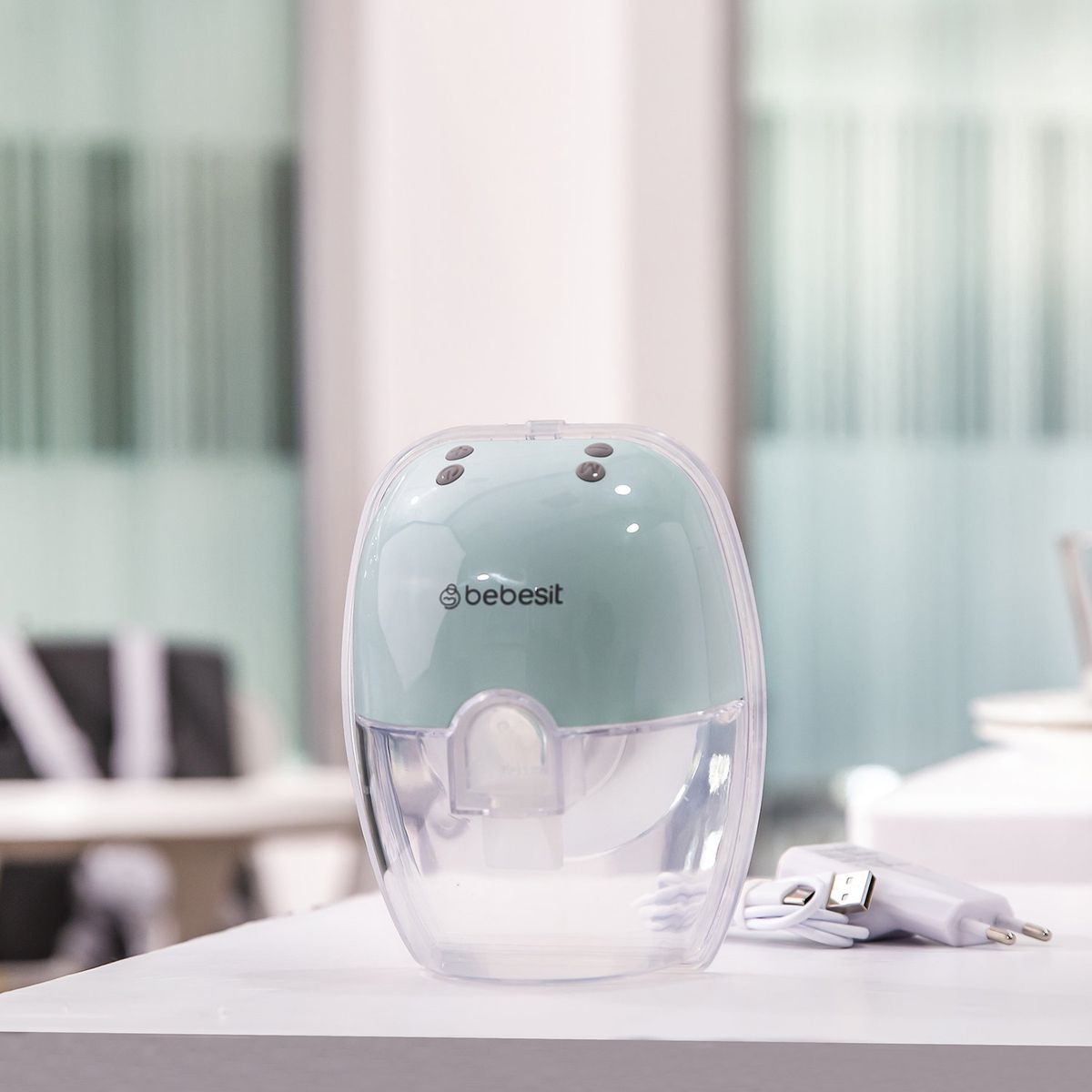 BEBESIT - Extractor de Leche Manos Libre Celeste Bebesit