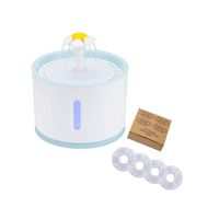 Bebedero Para Gatos o Perros + 4 Filtros Con Luz Led