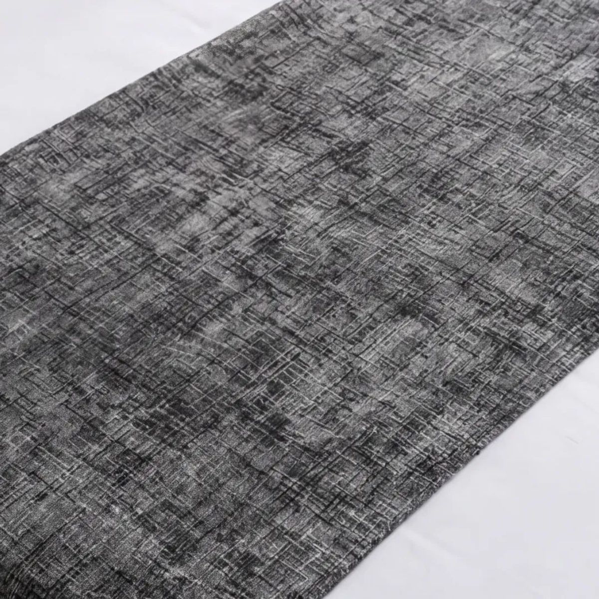 GENERICO - Piecera de Lino 2 Plazas 70 x 210 cm Gris