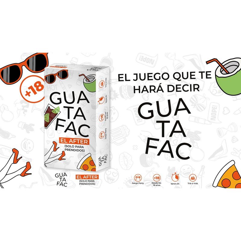 ASMODEE - Juego de Mesa Guatafac El After Español