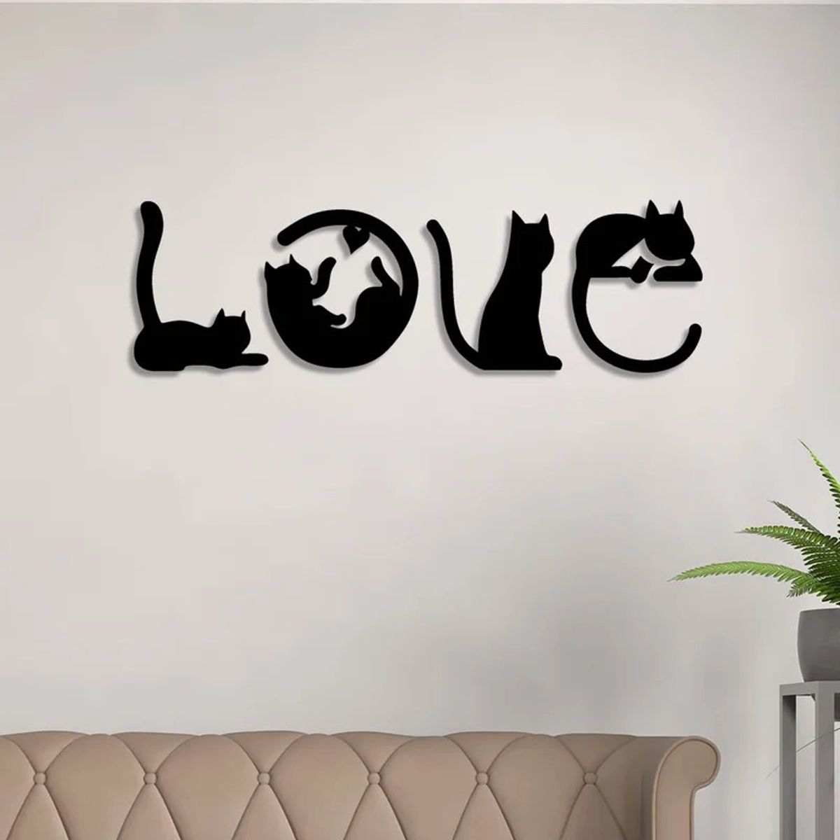 GENERICO - CUADRO DECORATIVO LOVE ARTESANAL