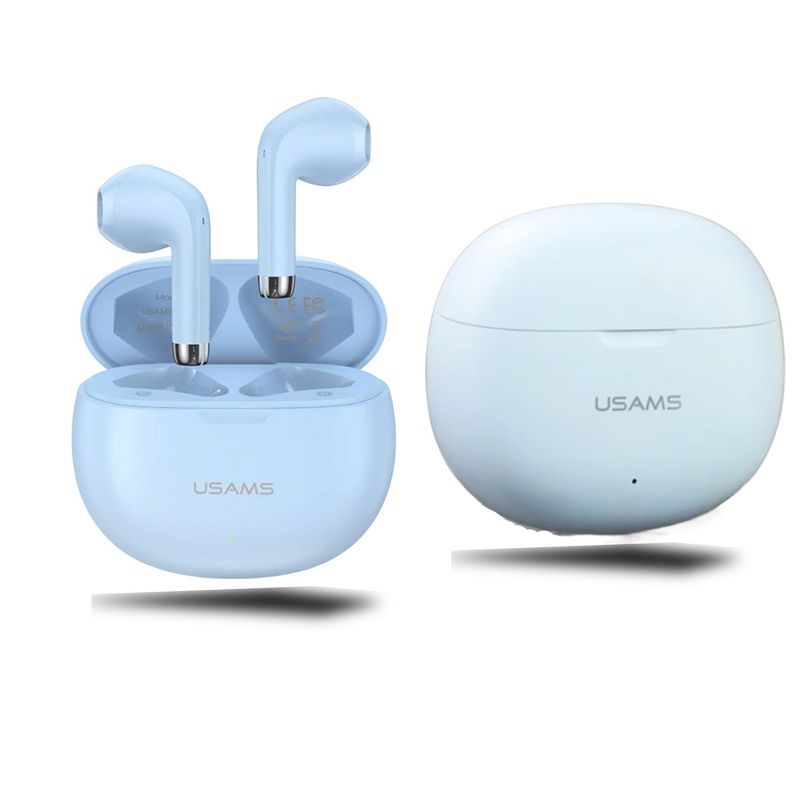 USAMS - Audífonos Inalámbricos Azul In-ear Bluetooth Bateria 31 Horas