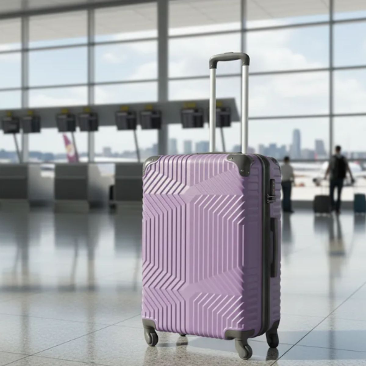 GENERICO - Maleta Grande Bodega 30 kg Lila XL