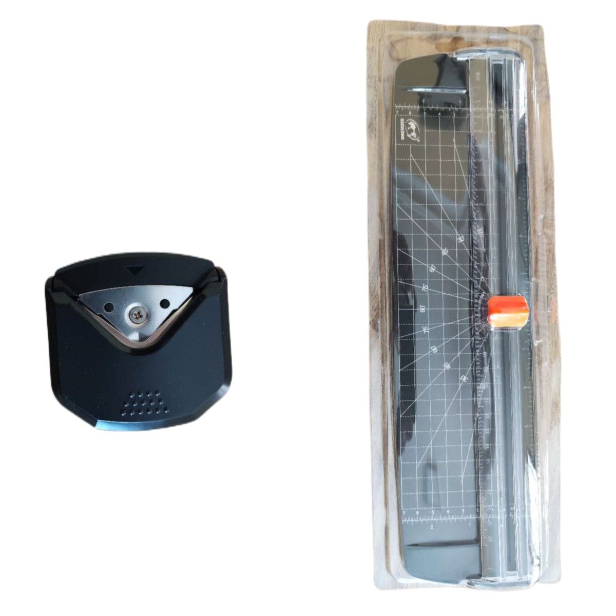 GENERICO - Pack Guillotina Papel A4 más Redondeador de Esquina