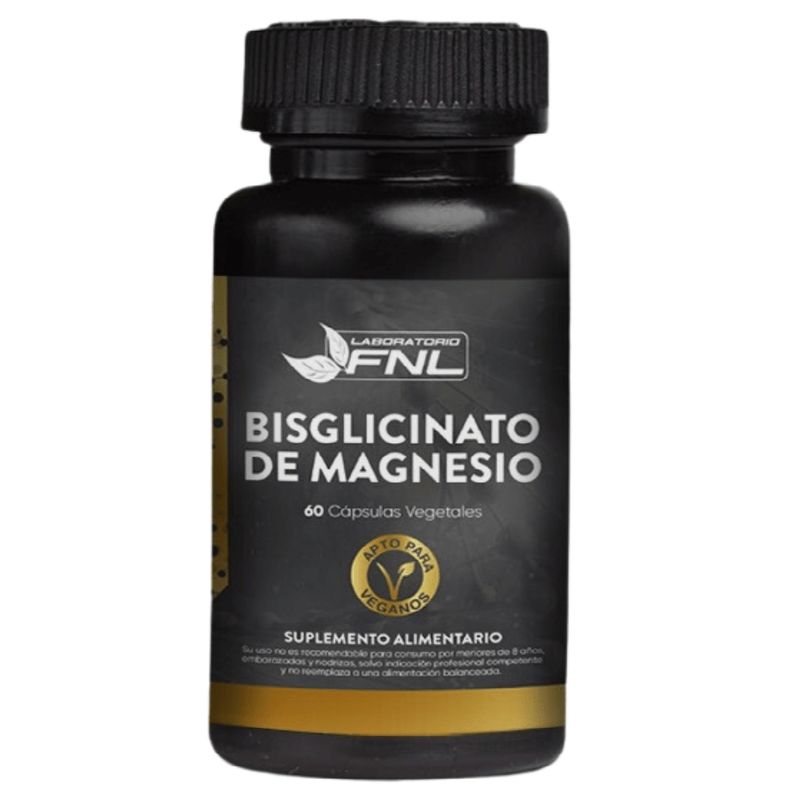 FNL - Bisglicinato / Glicinato De Magnesio Fnl 1 Frasco 60 Capsulas.