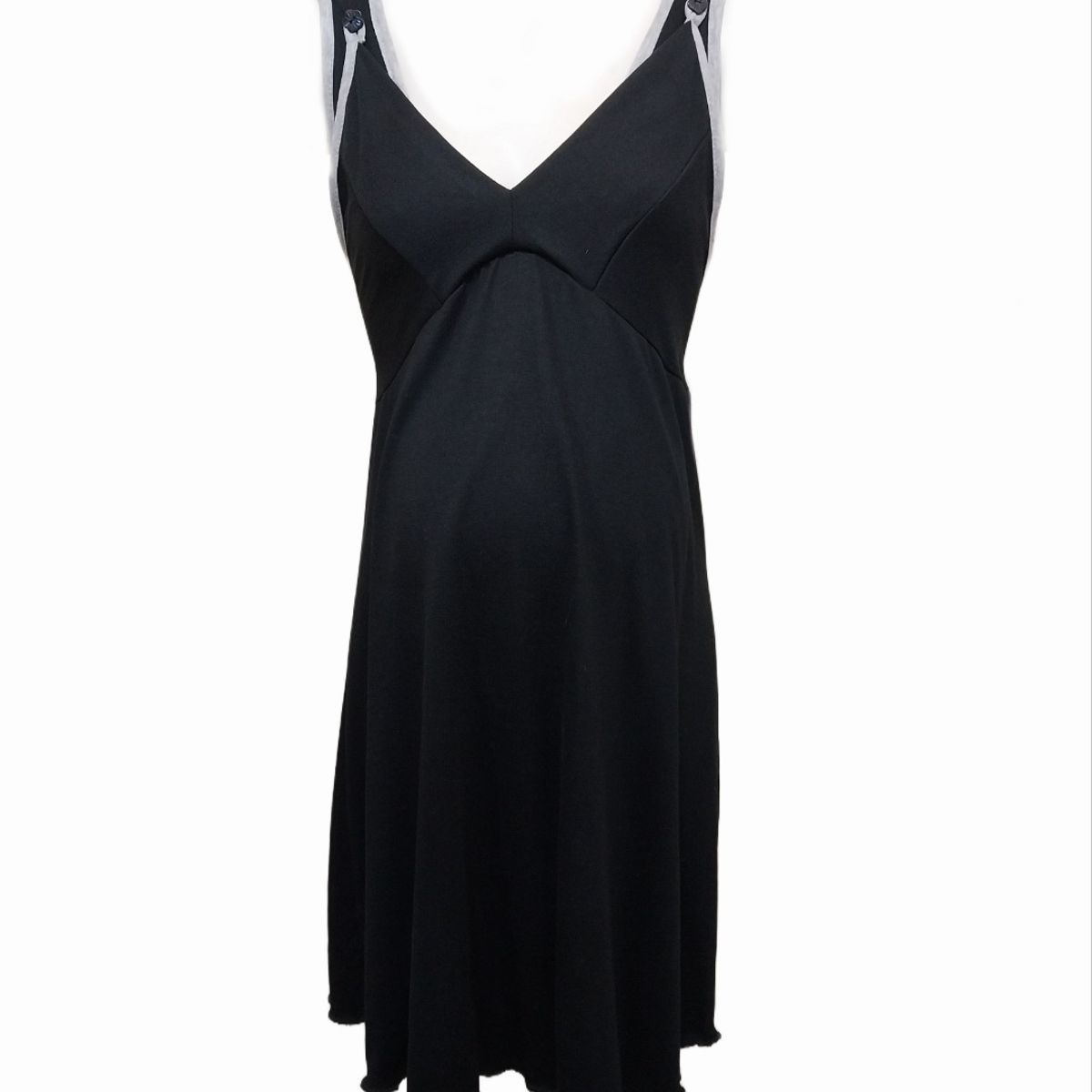 DMOM - Camisa de dormir Maternal y Lactancia DMom color Negro modelo Bretel