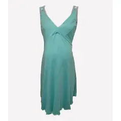 DMOM - Camisa de dormir Maternal y Lactancia color Menta modelo Bretel