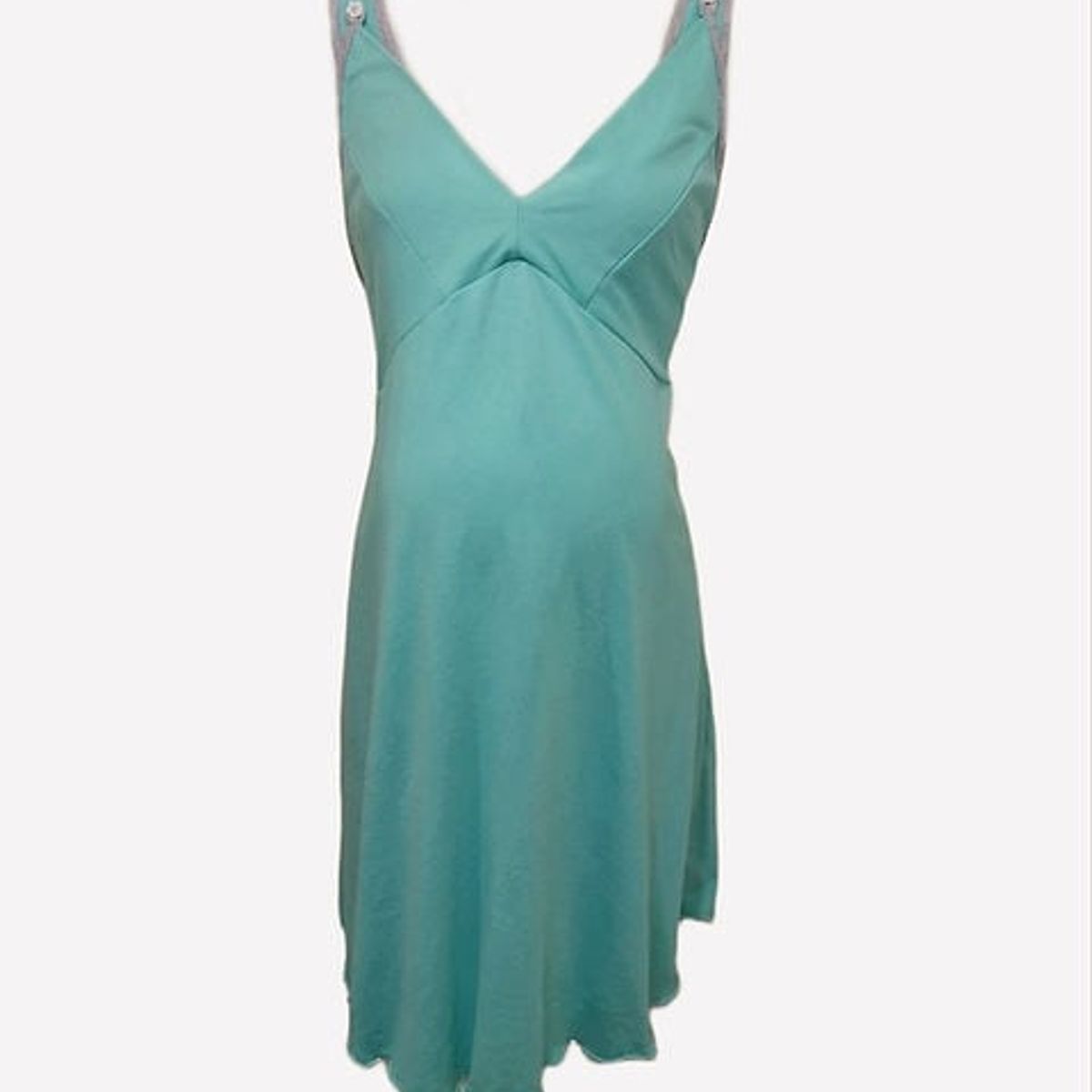 DMOM - Camisa de dormir Maternal y Lactancia DMom color Menta modelo Bretel