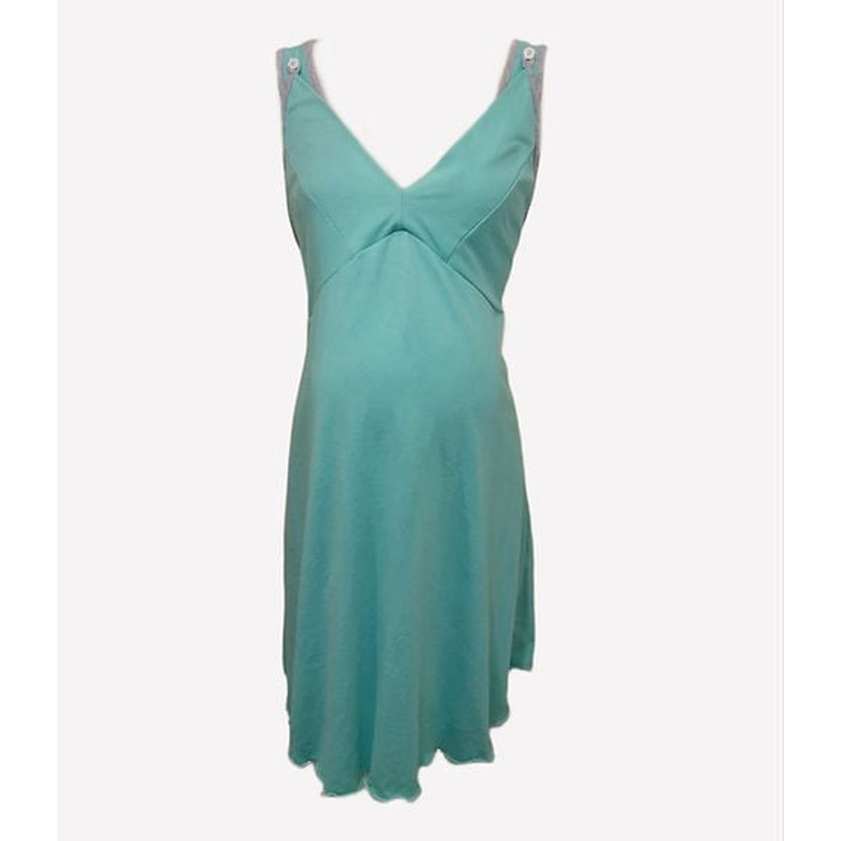 DMOM - Camisa de dormir Maternal y Lactancia DMom color Menta modelo Bretel