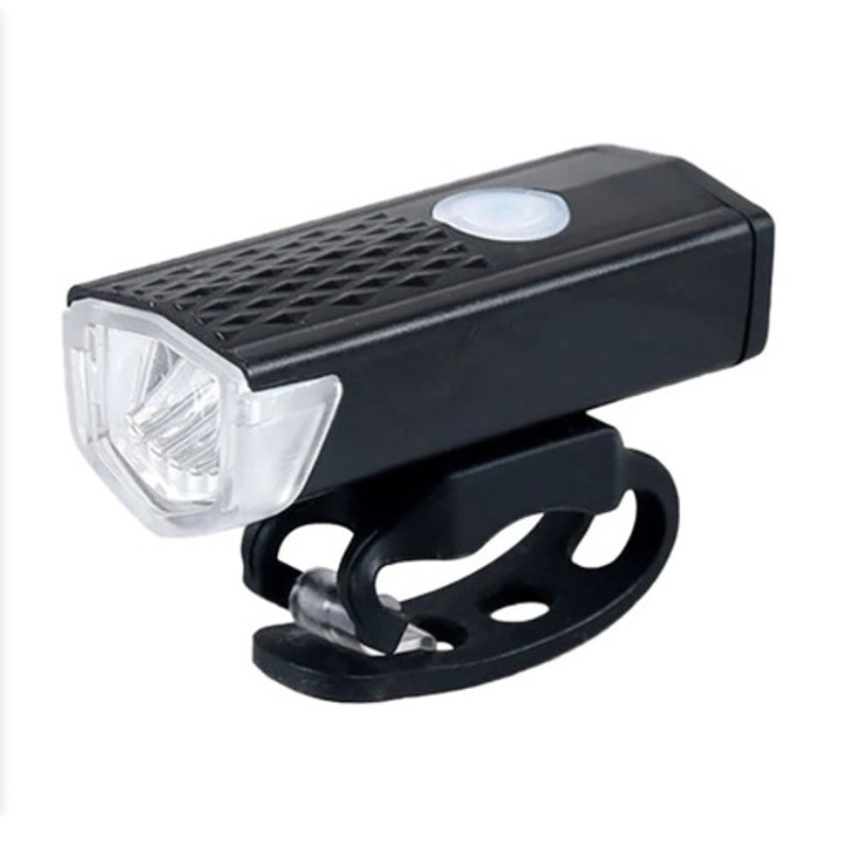GENERICO - Luz Linterna LED Frontal Para Bicicleta Recargable USB