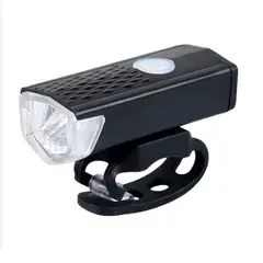 GENERICO - Luz Linterna LED Frontal Para Bicicleta Recargable USB