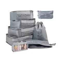 GENERICO - Organizador De Viaje 8 Pcs Impermeable