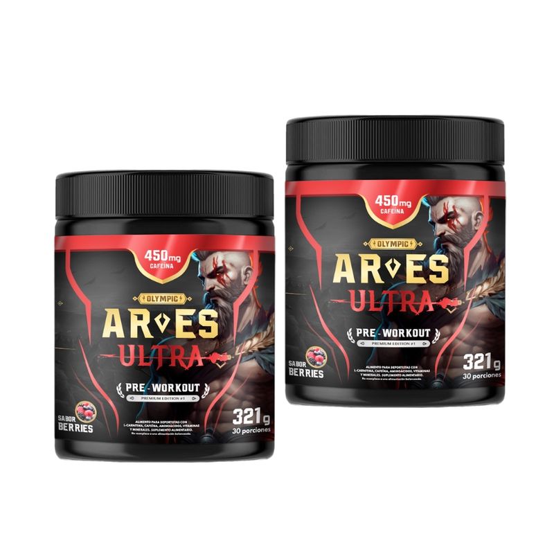 PALIKOS FITNESS - 2 pre entrenos 60 servicios en total (450 mg cafeina ).