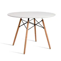 GENERICO - Mesa de Comedor Eames Blanca 100 Cm - Para 4 a 5 personas Bodegatfc