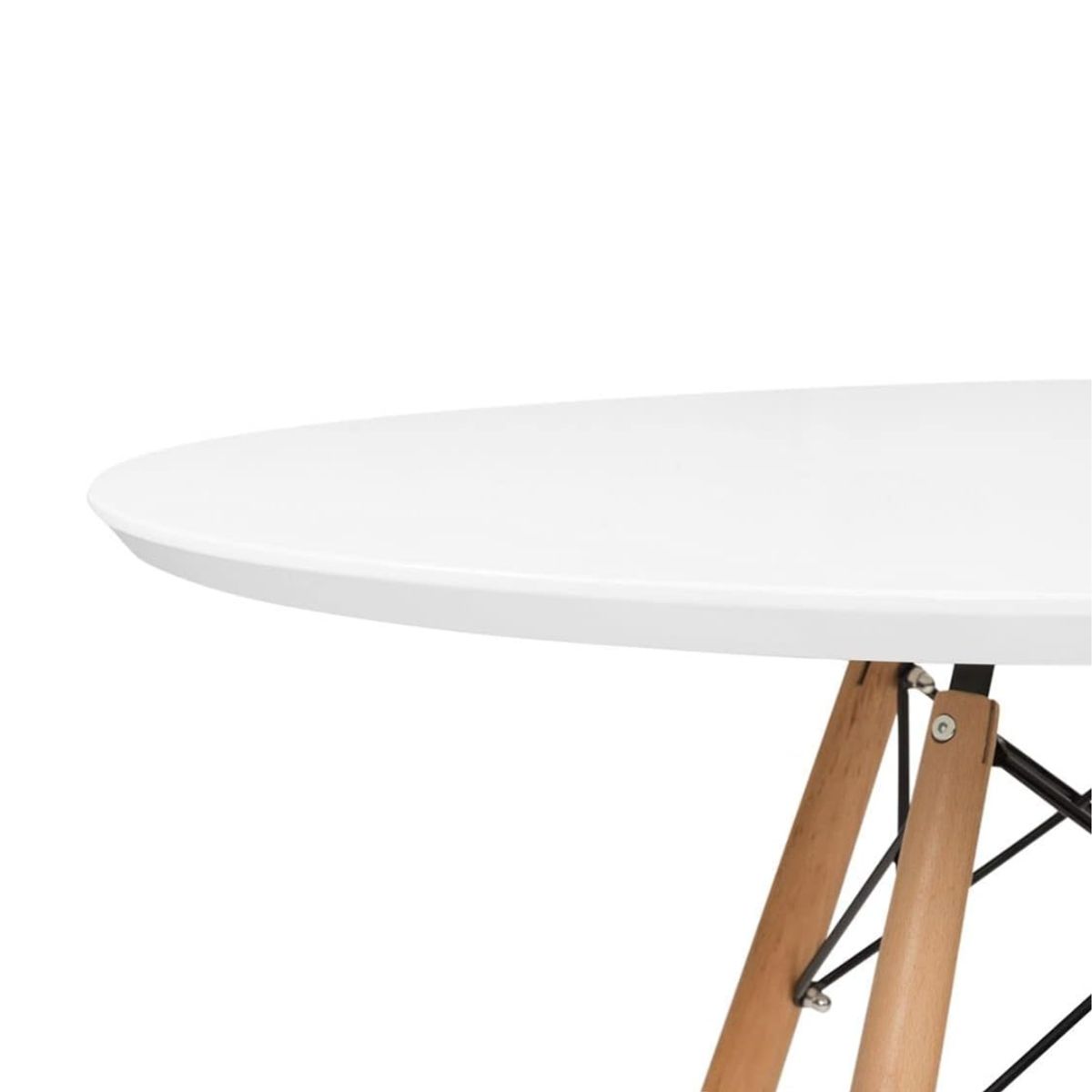 GENERICO - Mesa de Comedor Eames Blanca 100 Cm - Para 4 a 5 personas Bodegatfc
