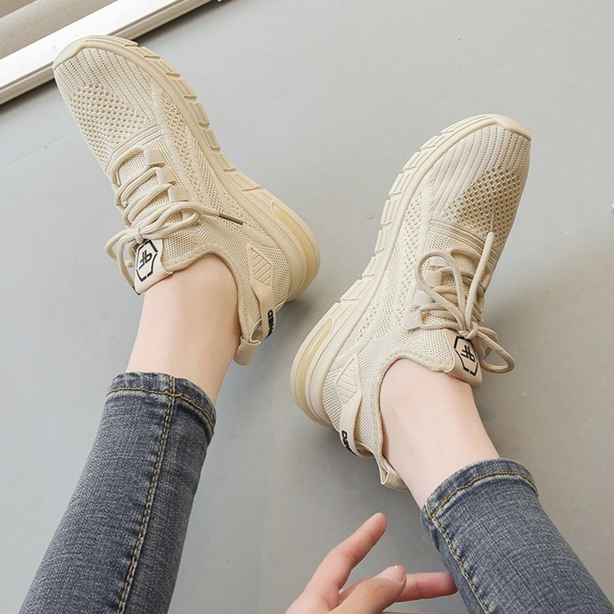 VATYERTY - Zapatos De Tenis Antideslizantes Elásticos Para Mujer