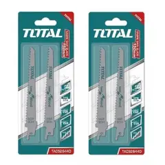 TOTAL - 4 Hojas Para Sierra Sable, Uso En Madera, marca