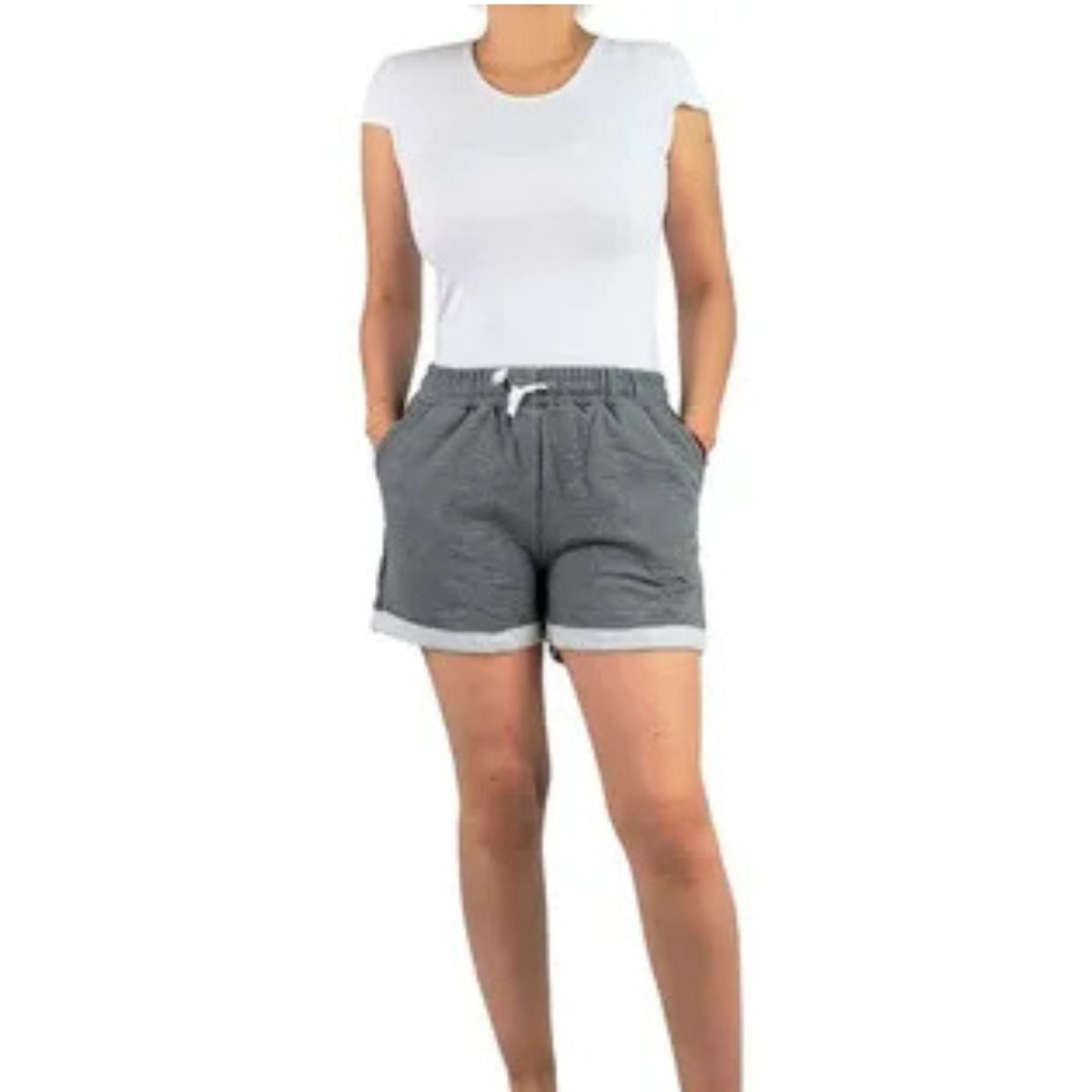 LOOK SHOP - Short Deportivo Corto Mujer. Colores. Sport. Algodón. 209