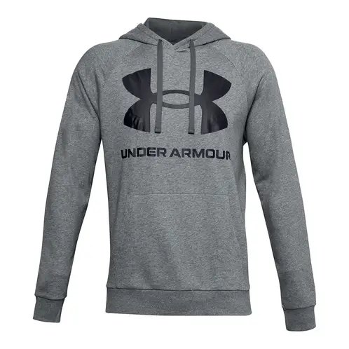 UNDER ARMOUR - Polerón Hombre Rival Fleece Bi L Hd Gris