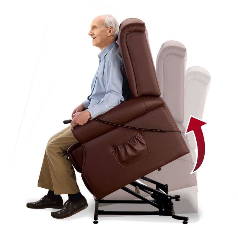 A3D - Sillón Masajeador Reclinable Con Elevador para Adulto Stand Up Seat