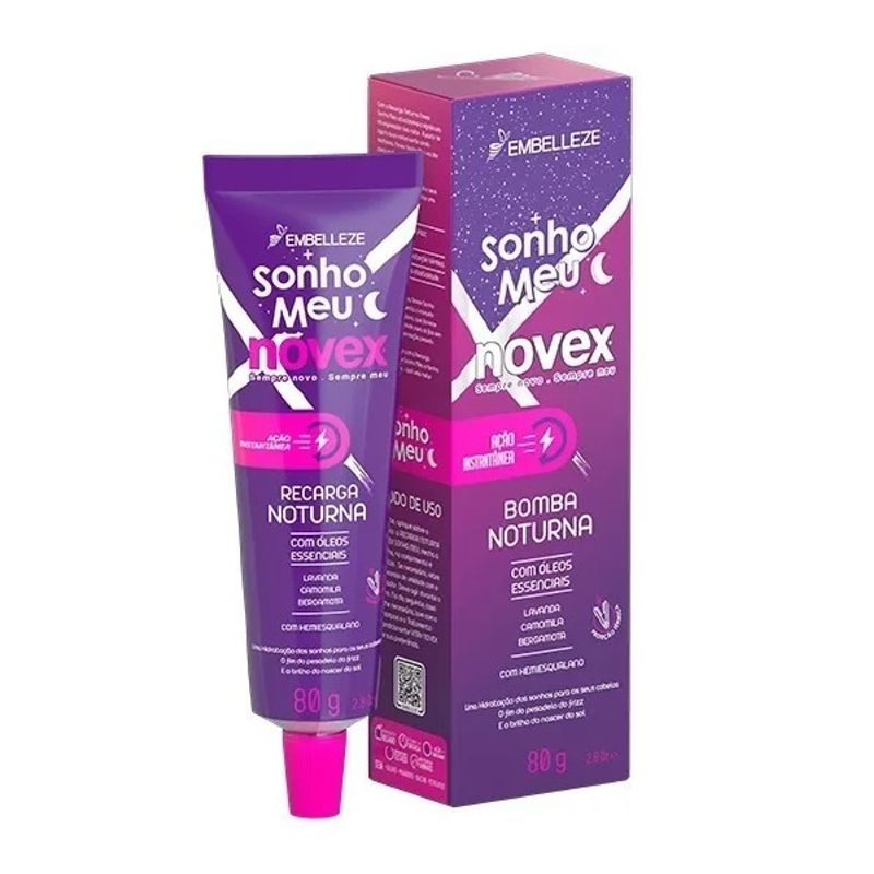 NOVEX - Tratamiento Recarga Nocturna Sonho Meu 80gr Novex