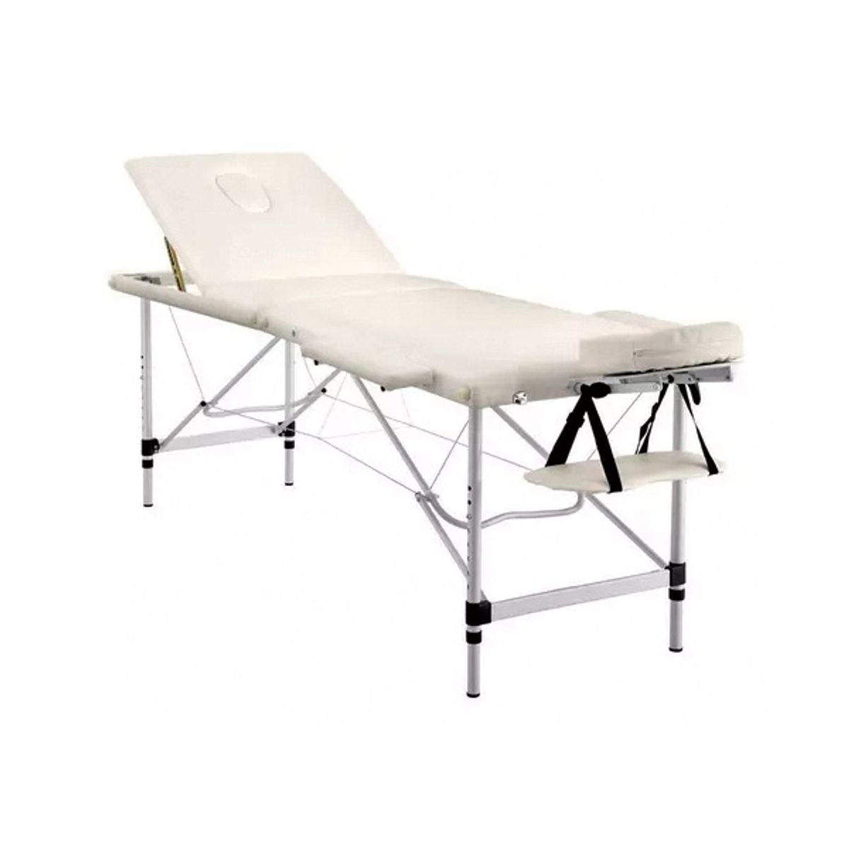 GENERICO - Camilla de Aluminio 3 Cuerpos - ALU03CSD - Crema