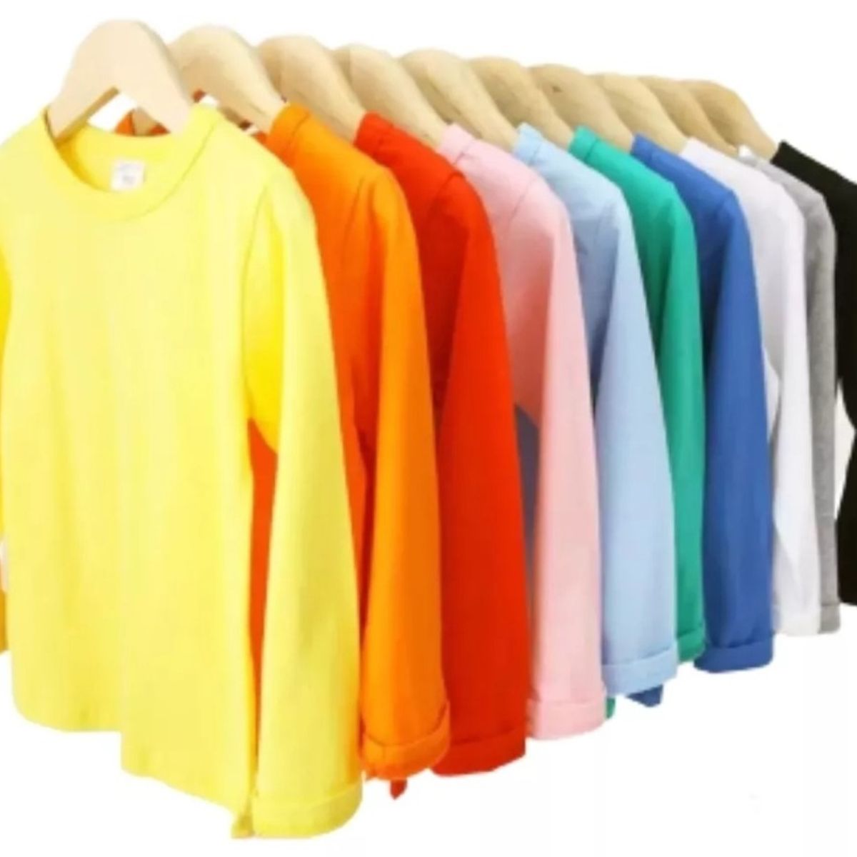 AGW - Pack 3 Camisetas Niño Algodón M/Larga Colores Surtidos