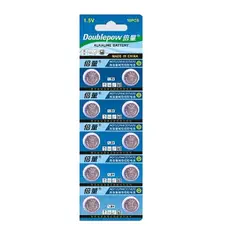 GENERICO - Pack 10 Pilas LR44 Pila de Botón 1,5 V para Relojes Luces Otros