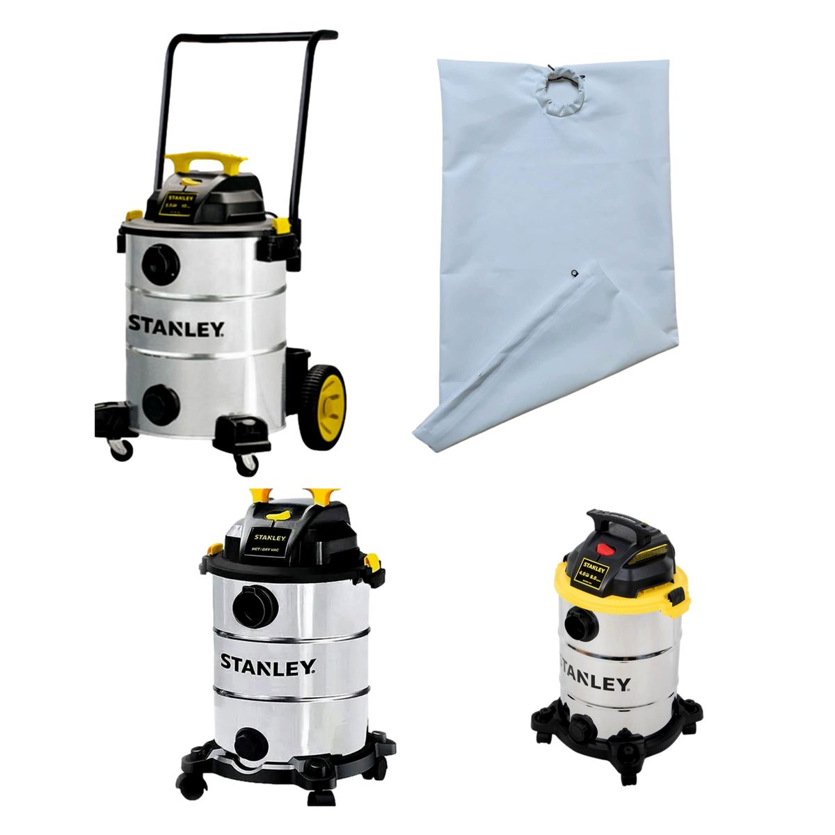 BOLPAS - Bolsa Para Aspiradora Stanley SL18117-19117-18158