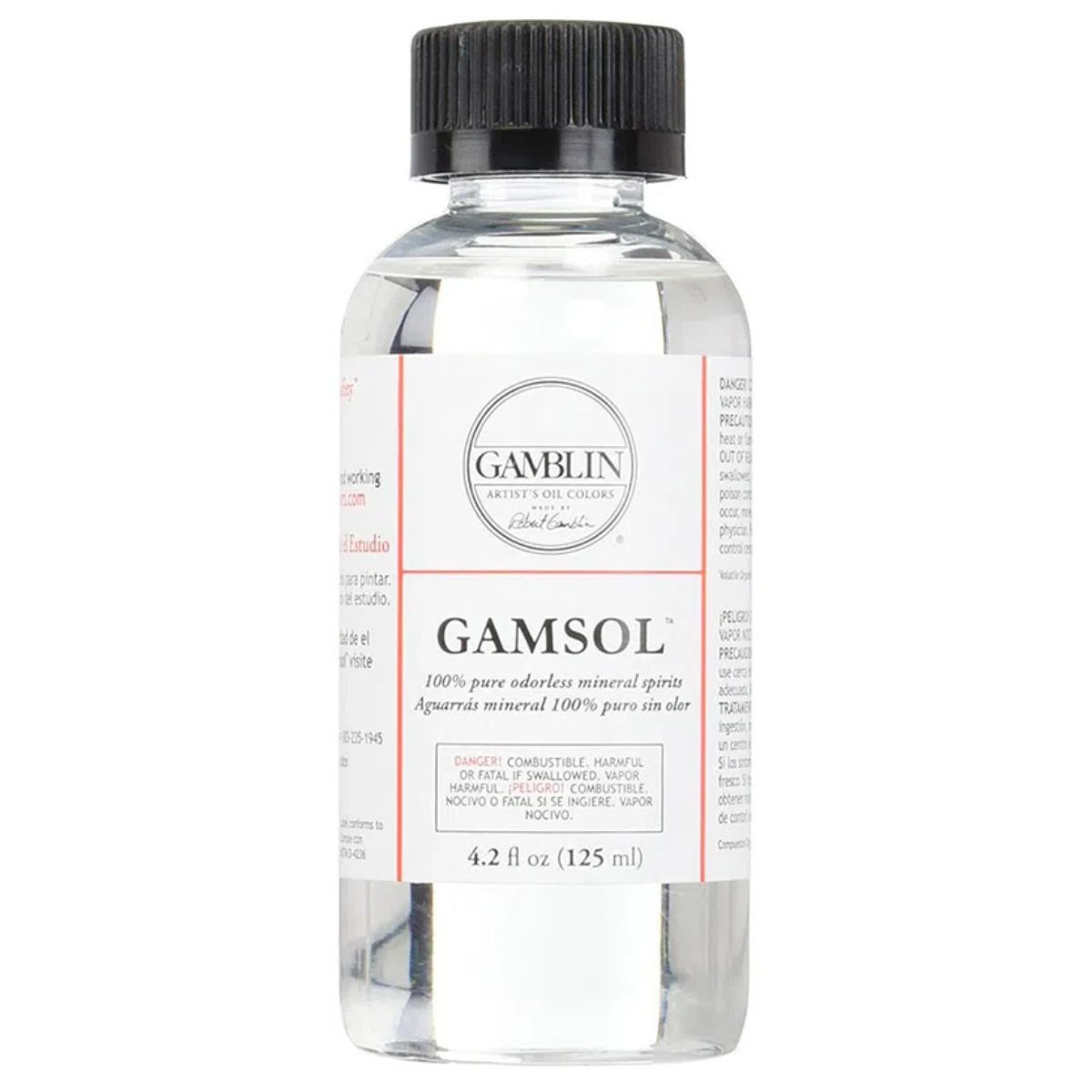 GAMBLIN COLORS - Solvente Sin Olor Para Óleos Gamsol Gamblin 125 ml