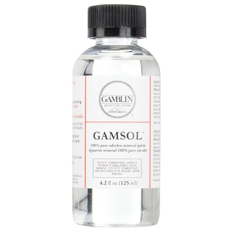 GAMBLIN COLORS - Solvente Sin Olor Para Óleos Gamsol Gamblin 125 ml